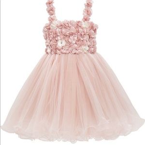 Tulleen Rose Campanula Dress in Pink